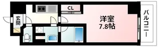 THE MUTUAL 江坂【10階】の間取り