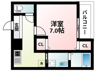 フジパレス垂水町Ⅲ番館【1階】の間取り