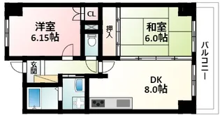 シェーンベルク【3階】の間取り
