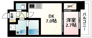 セレニテ西中島アリア壱番館【4階】の間取り