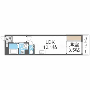 アート吹田泉町【1階】の間取り
