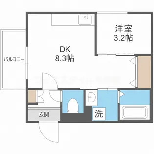 アート千里山月が丘【2階】の間取り