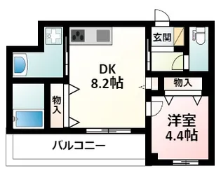 グリットビル【5階】の間取り