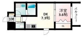 アリビオ千里豊津【3階】の間取り