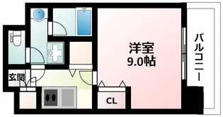 アスール江坂【11階】の間取り