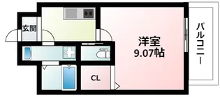 Centurio Esaka【9階】の間取り