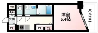 ファーストフィオーレ江坂グレイス【2階】の間取り