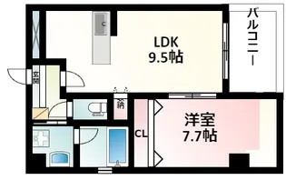 N’s First【7階】の間取り
