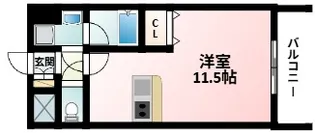 シャルマン・クレール【1階】の間取り