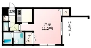 アンフィニⅦ緑地公園【6階】の間取り