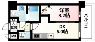 プレサンス東淀川駅前プローシェ【11階】の間取り