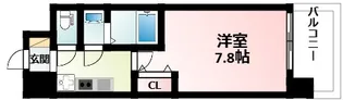 パークフラッツ江坂【7階】の間取り