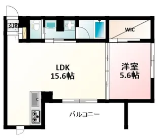 東三国フラッツ【5階】の間取り