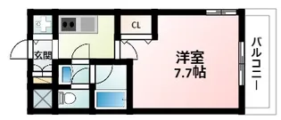 東明マンション新東【7階】の間取り
