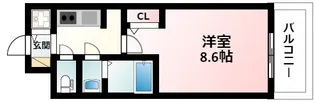 S-RESIDENCE江坂Eminence【9階】の間取り