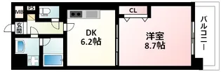 ヴィレッジ蔵人【3階】の間取り