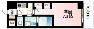 S-RESIDENCE三国WEST【9階】の間取り