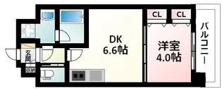 レオングラン新大阪レジデンス【5階】の間取り
