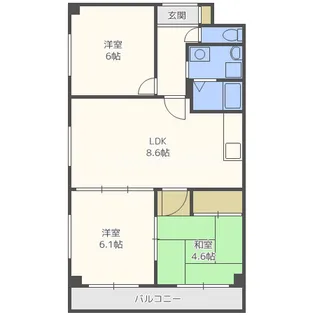 ラ メゾン ブリエ【4階】の間取り