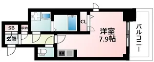 BPRレジデンス江坂【5階】の間取り