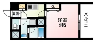 アスール江坂【8階】の間取り