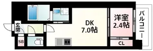 セレニテ西中島アリア弐番館【13階】の間取り