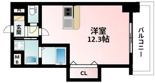 YOU’SⅢ番館【8階】の間取り