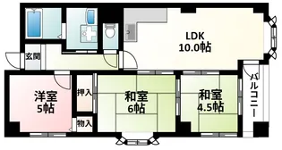 ネオハイツ大貫【2階】の間取り