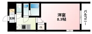 リッツ新大阪【5階】の間取り
