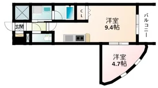 エル・セレーノ東三国【4階】の間取り