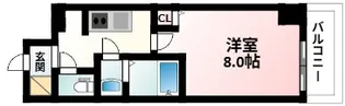 TOPAZ江坂【8階】の間取り