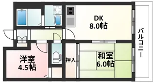 ライオンズマンション新大阪第6【15階】の間取り