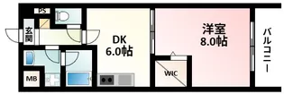 ロワイヤルヴァンテ【4階】の間取り
