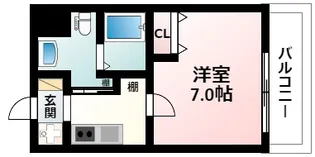 パークヒルズ新大阪will【1階】の間取り