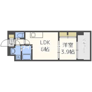 レジディア千里藤白台 【1階】の間取り