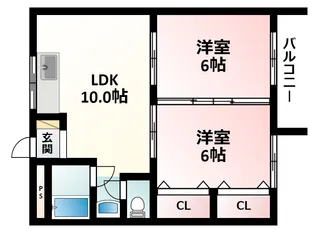 第3関根マンション【2階】の間取り