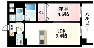 第25関根マンション【6階】の間取り