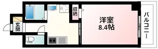 ROYAL QUEEN'S PARK江坂【8階】の間取り