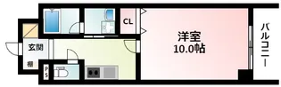セレッソコート新大阪【8階】の間取り