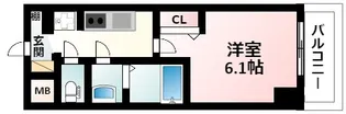 プレサンス東三国駅前グランクラス【4階】の間取り