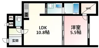 ao reveul【1階】の間取り