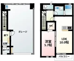 エスパース橋【1階】の間取り