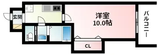 Luxe新大阪EASTⅡ【10階】の間取り