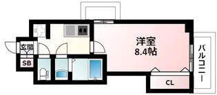 Luxe新大阪EASTⅠ【2階】の間取り