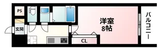 Luxe新大阪EASTⅠ【6階】の間取り