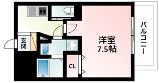 プライマル新大阪【4階】の間取り