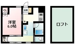 パロス江坂垂水町【2階】の間取り