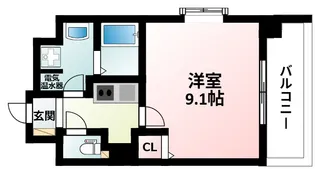 アドバンス新大阪City Life【7階】の間取り