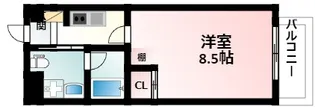 EbyU ShinOsaka【4階】の間取り