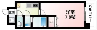エスリード新大阪CONFORTⅡ番館【8階】の間取り